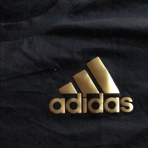 MENS BLACK ADIDAS T